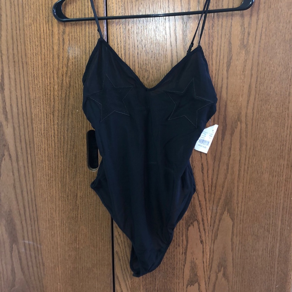 NWT Kendall & Kylie (Pacsun) Mesh Stars Bodysuit